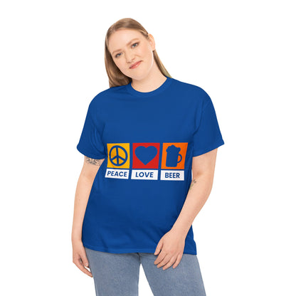 Peace Love Beer T-Shirt