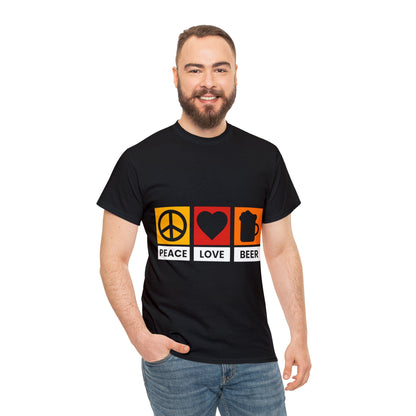 Peace Love Beer T-Shirt