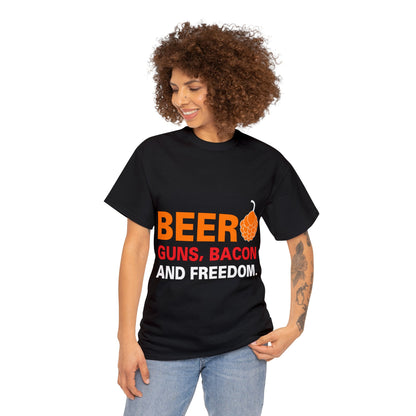 Beer, Guns, Bacon, And Freedom T-Shirt